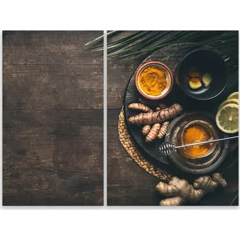 Kuchyňské prkénko Skleněná Ochranná Deska a Krájecí Prkénko | Indukce, Sporák ds-0559