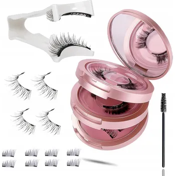 Péče o řasy a obočí Sada magnetických umělých řas, 8 párů magnetických umělých řas