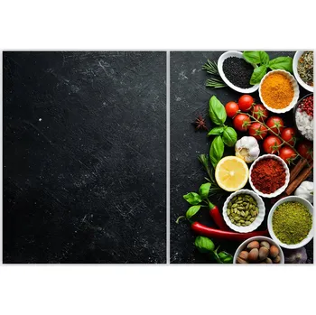 Kuchyňské prkénko Skleněná Ochranná Deska a Krájecí Prkénko | Indukce, Sporák ds-0199