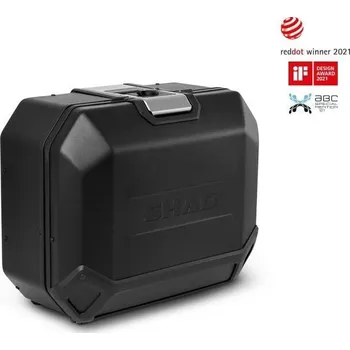 Zavazadlo na motocykl Boční hliníkový kufr na motorku SHAD Terra TR36 D0TR36100RB ČERNÁ EDICE pravý BMW S 1000 XR 2020-2026