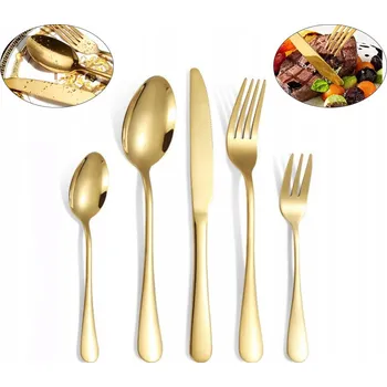 Příbor Sada příborů pro 6 osob, jídelní příbory, nerezová ocel