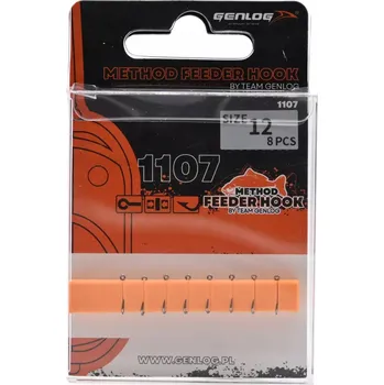 Rybářský háček Zemní Háčky s protihrotem Genlog 1107 Maruseigo Ring Mat 8 ks