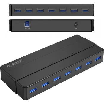 USB hub Hub Orico H7928-U3-V1 7x USB-A 3.0 - černý