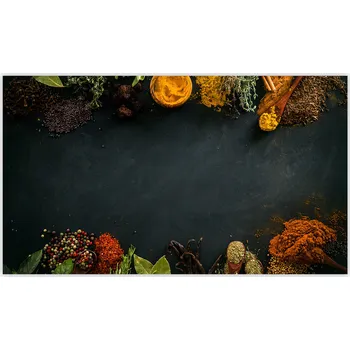 Obraz Skleněná Ochranná Deska a Krájecí Prkénko | Indukce, Sporák ds-0057