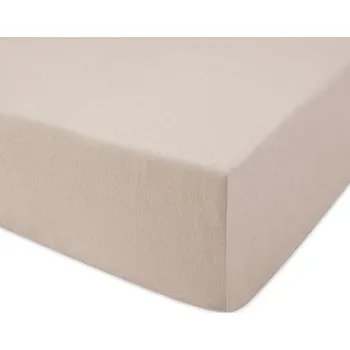 Prostěradlo Prostěradlo bavlna jersey 90x200x20 s gumou béžové Darymex