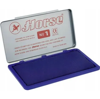 Polštář Razítková POLŠTÁŘ se zeleným koněm Č. 1 150x74mm