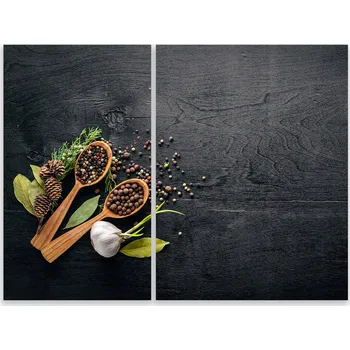 Kuchyňské prkénko Skleněná Ochranná Deska a Krájecí Prkénko | Indukce, Sporák ds-0070