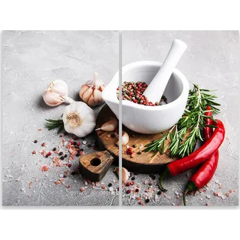 Kuchyňské prkénko Skleněná Ochranná Deska a Krájecí Prkénko | Indukce, Sporák ds-0078