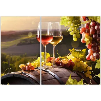 Kuchyňské prkénko Skleněná Ochranná Deska a Krájecí Prkénko | Indukce, Sporák ds-0144