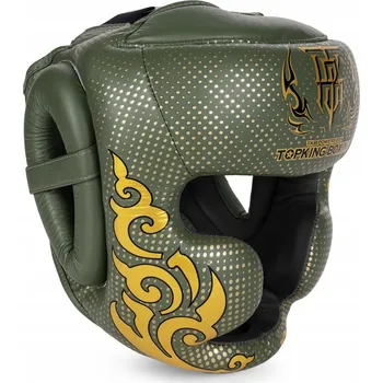 Boxerská helma Top King Kanok khaki M