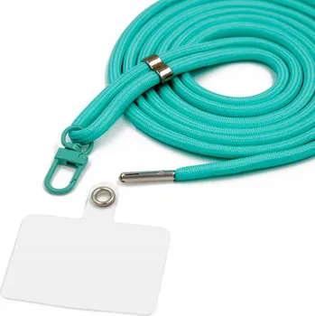 Šňůrka na telefon plast modrá