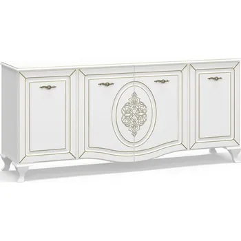 Ložnice Casarredo Komoda FRANKO 4D bílý mat