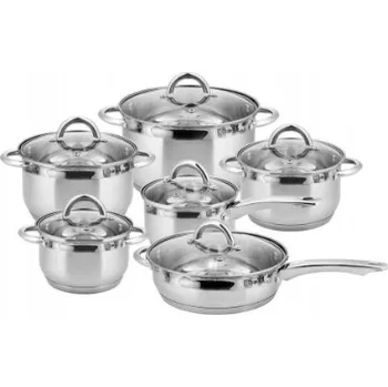 Sada nádobí Sada hrnců Edel HOFF Nuevo nerezová ocel 12 ks.