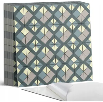 Dlažba Dekorativní vinylové dlaždice Geometrický vzor mřížky 20 ks 20x20 cm