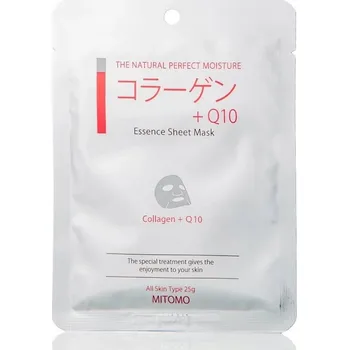 Pleťová maska Mitomo Pleťová maska s kolagenem a koenzymem Q10