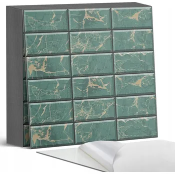 Dlažba Sada vinylových dlaždic z PVC, vzor mramorové dlaždice, 20 ks, 20x20 cm