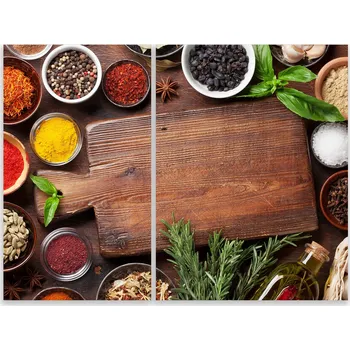 Kuchyňské prkénko Skleněná Ochranná Deska a Krájecí Prkénko | Indukce, Sporák ds-0564