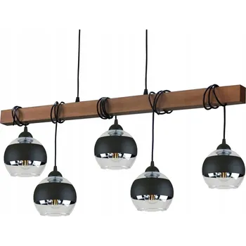 LAMPA NAD STŮL DO OBÝVACÍHO POKOJE, ALTÁNU, DŘEVĚNÁ ZÁVĚSNÁ STROPNÍ LED E27