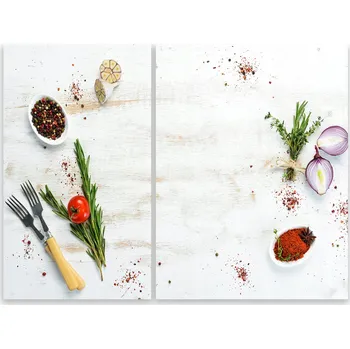 Kuchyňské prkénko Skleněná Ochranná Deska a Krájecí Prkénko | Indukce, Sporák ds-0117