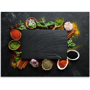 Kuchyňské prkénko Skleněná Ochranná Deska a Krájecí Prkénko | Indukce, Sporák ds-0581