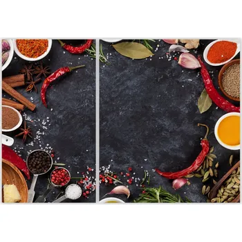 Kuchyňské prkénko Skleněná Ochranná Deska a Krájecí Prkénko | Indukce, Sporák ds-0405