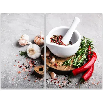 Kuchyňské prkénko Skleněná Ochranná Deska a Krájecí Prkénko | Indukce, Sporák ds-0078