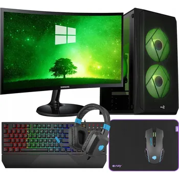 Stolní počítač POČÍTAČ PRO HRY i5 7500 RTX-3050 32GB SSD 1TB SSD WINDOWS 11 + MONITOR 24