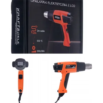 Horkovzdušná pistole Horkovzdušná Pistole Kraft&Dele 2000 W 230 V 600 °C