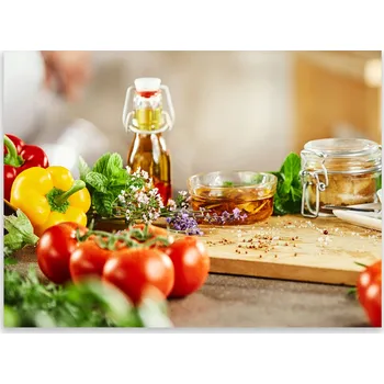 Kuchyňské prkénko Skleněná Ochranná Deska a Krájecí Prkénko | Indukce, Sporák ds-0543