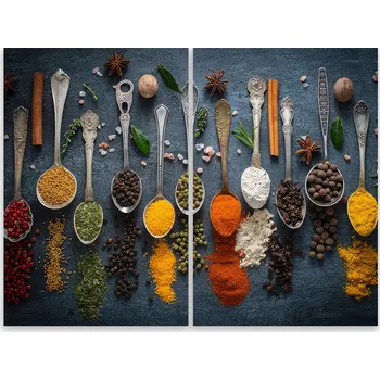 Kuchyňské prkénko Skleněná Ochranná Deska a Krájecí Prkénko | Indukce, Sporák ds-0584