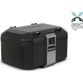 Zavazadlo na motocykl Vrchní hliníkový kufr na motorku SHAD Terra TR55 D0TR55100B ČERNÁ EDICE HONDA CB 500 X 2016-2025
