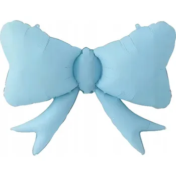 Balónek Fóliový balónek MAŠLE PASTELOVÁ mašlička dekorace k prvním narozeninám, 80 cm