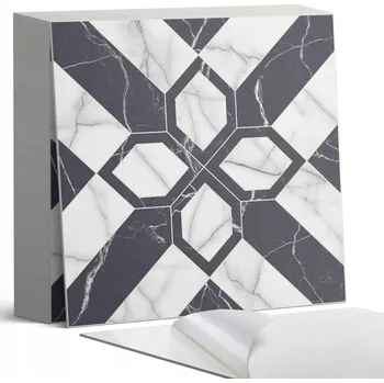 Dlažba Dekorativní vinylové dlaždice Geometrický mramorový vzor 20 ks 20x20 cm