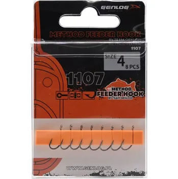 Rybářský háček Zemní Háčky s protihrotem Genlog 1107 Maruseigo Ring Mat 8 ks