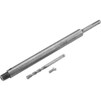 Příslušenství k vrtačce EXTOL Upínací stopka SDS Plus s vodícím vrtákem, pro korunkové vrtáky do zdi EXTOL-PREMIUM