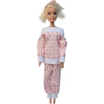 Oblečení Teplákovka pro panenku, růžové, hodně dílů