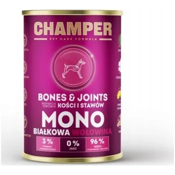 Krmivo pro psa Vlhké krmivo pro psy CHAMPER Bones&Joints s hovězím masem 400 g