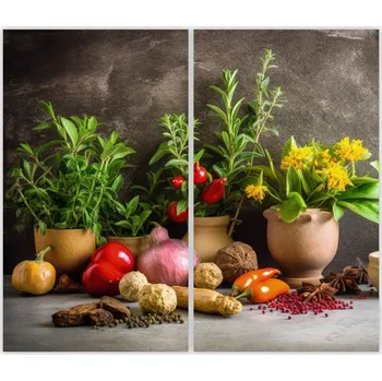 Kuchyňské prkénko Skleněná Ochranná Deska a Krájecí Prkénko | Indukce, Sporák ds-0349