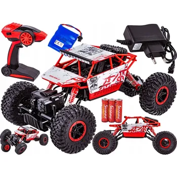 RC model auta RC TERÉNNÍ AUTO ČERVENÉ 4X4, ROCK CRAWLER