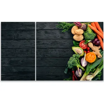 Kuchyňské prkénko Skleněná Ochranná Deska a Krájecí Prkénko | Indukce, Sporák ds-0528