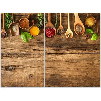 Kuchyňské prkénko Skleněná Ochranná Deska a Krájecí Prkénko | Indukce, Sporák ds-0055