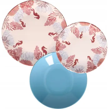 Talíř Jídelní servis Rose & Tulipani Seabed 18 ks