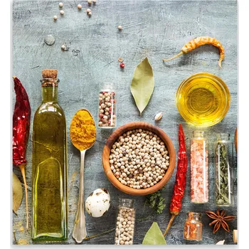 Kuchyňské prkénko Skleněná Ochranná Deska a Krájecí Prkénko | Indukce, Sporák ds-0153