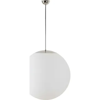 OSMONT ADR60218 ADRIA P5 závěsné skleněné svítidlo nerez leštěná / bílá IP40 3000 K 48W LED