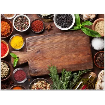 Kuchyňské prkénko Skleněná Ochranná Deska a Krájecí Prkénko | Indukce, Sporák ds-0564