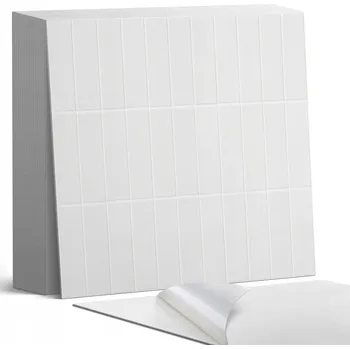 Dlažba Nástěnné PVC dlaždice Samolepící Jednoduchá, hladká mozaika 20 ks 20x20 cm