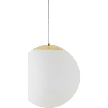 OSMONT ADR62714 ADRIA S3 HP závěsné skleněné svítidlo mosaz leštěná / bílá IP40 4000 K 52W LED