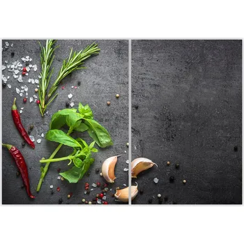 Kuchyňské prkénko Skleněná Ochranná Deska a Krájecí Prkénko | Indukce, Sporák ds-0066