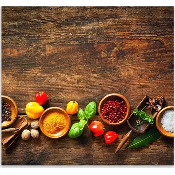 Obraz Skleněná Ochranná Deska a Krájecí Prkénko | Indukce, Sporák ds-0448