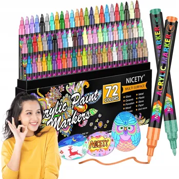 FIXY sada akrylových KUSŮ na vodní bázi pro 72